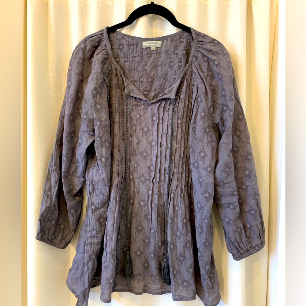 EUC Boho Top, World Market, size S/M